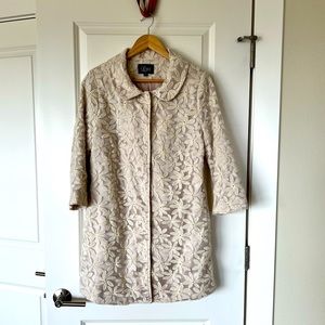 Luii sheer daisy coat